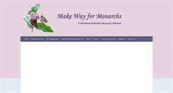 Desktop Screenshot of makewayformonarchs.org